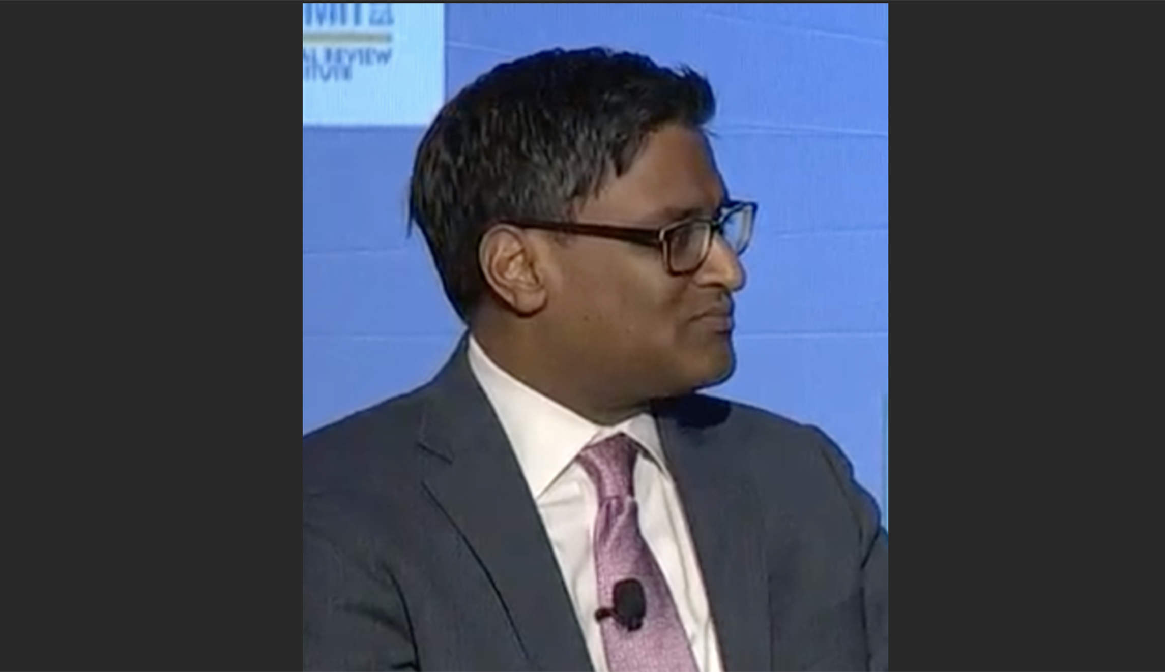 Ramesh Ponnuru of National Review is seen at an event.